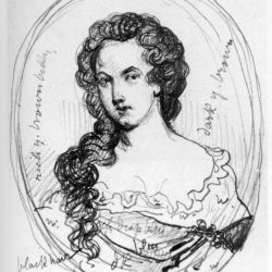 Sketch of Aphra Behn